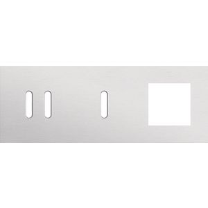 Afdekplaat 3-voud horiz. 71mm centerafst. 155-56721