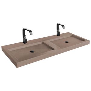 Wastafel 221 Beton Vision 120,5cm 1x kom met 2 kraangaten (i.c.m. meubel)