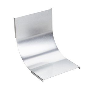 Stijgstukdeksel 120mm galvanisch parelwit RAL1013/70