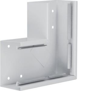 Vlakke hoek staal voor goot BRS 65x100mm lichtgrijs