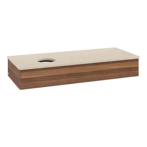 Wastafelonderkast Antao 1200x190x500mm Warm Walnut K11013HM