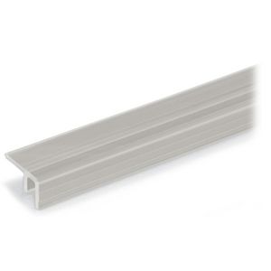 Verzamelrailafdekking 1000mm lang transparant