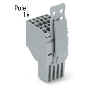 2-draads FE steker 1,5 mm² grijs 2020-202/142-000 VVE=100