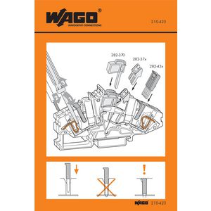 Instructiesticker 210-423 VVE=100