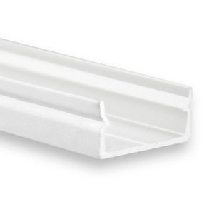 LED constructie profiel SL8/NL8 L=2mtr. wit RAL9010