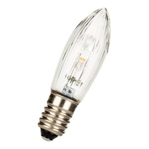 LED-lamp X-mas C6 E10 10V-55V 0.3W 6lm 820 RI helder VVE=10
