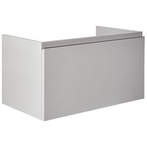 Onderkast (120x45cm) met 1 lade hoog greeploos afgeschuind - S2 - Greige Oak