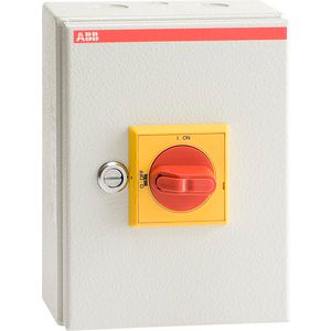 Werkschakelaar 15 kW IP 65 3P Rode knop