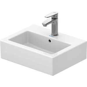 VERO #070445 fontein 450mm wit met kraangat met overloop geslepen onderzijde