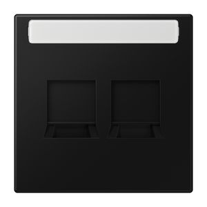 Afdekking LS990 grafi.zwart voor mod.jack 2-voudig