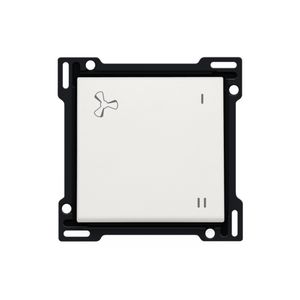 Afwerkingsset mechanisch gecontr. ventilatiebed. white