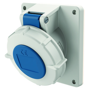 Inbouwwandcontactdoos 16A 4-polig  9H 230V IP67 TwinCONTACT