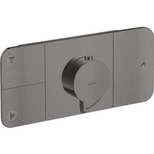 Therm.module voor 3 functies Brushed Black Chrome AX One