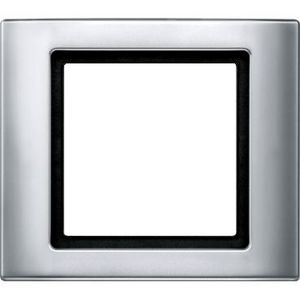 Frame 1-gang aluminium Aquadesign