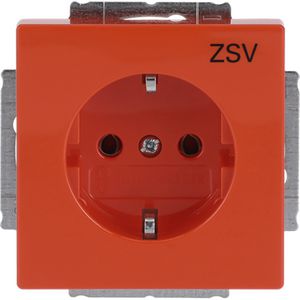 Wcd ra Centraalplaat oranje (ZSV) RAL 2004 solo (20 EUC-14-82)