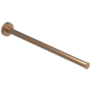 Handdoekrek vast 1-lids 38cm geborsteld mat koper