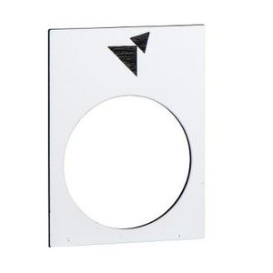 Etiket 30x40mm Met symbool Wit Harmony XB4/XB5 VVE=10