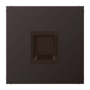 Afdekking dark voor mod.jack 1-voudig LS