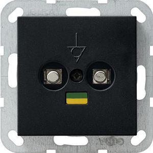 Potentiaalvereff.doos 2-voudig System 55 zwart m