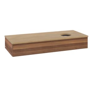 Wastafelonderkast Antao 1200x190x500mm Warm Walnut K12011HM
