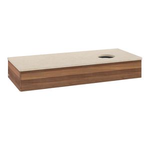 Wastafelonderkast Antao 1200x190x500mm Warm Walnut K12013HM