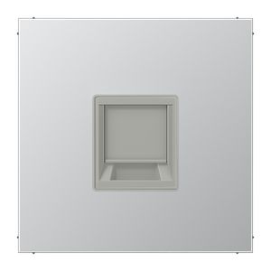 Afdekking aluminium voor mod.jack 1-voudig LS