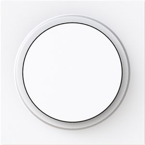 Centraalplaat + knop v draaidimmer art-wit (6540-44G-102)