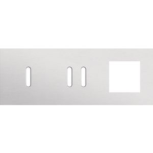 Afdekplaat 3-voud horiz. 71mm centerafst. 155-56723