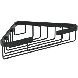 IOM hoekzeepbak silk black (mat zwart) A9105XG