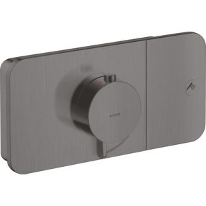 Therm.module voor 1 douchefunctie AX One Brushed Black Chrome