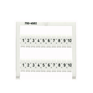 WMB-markeringskaart als kaart bedrukt wit 793-4502 VVE=5