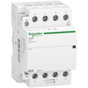 magneetschakelaar Acti9 iCT 4 NO 3P+N 40 A 230...240 V AC 50