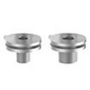 Kraagloze aluminium nippel voor M10 of M13 adapter