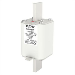Zekering hoge snelheid 160A AC 1250V 100kA 1 53x63x1 VVE=3