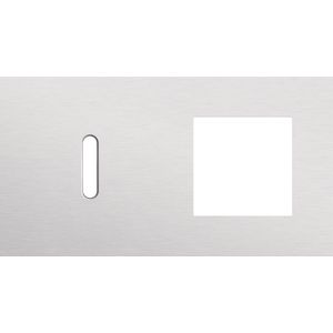 Afdekplaat 2-voud horiz. 71mm centerafst. 155-56805