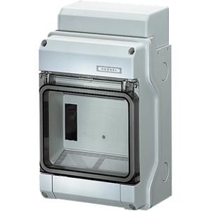 au. behuizing KV IP65 6 module,Tule invoer Nul+PE klem