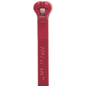 Kabelbinder TY-RAP RVS Lip 290x4,8mm Rood VVE=100
