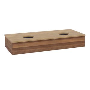 Wastafelonderkast Antao 1200x190x500mm Warm Walnut K13011HM