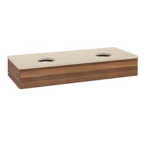 Wastafelonderkast Antao 1200x190x500mm Warm Walnut K13013HM