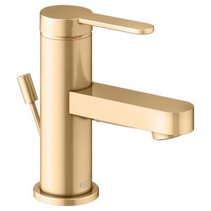 1-hendel wastafelmengkraan 60 trekstang/afvoergarn/IXMO Flat/rond mes