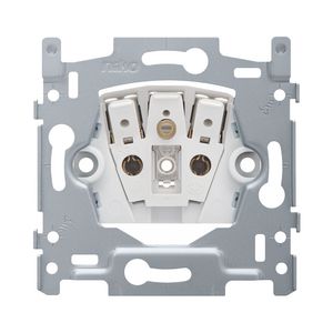 Sokkel stopcontact zonder aarding 16A/250V insteek