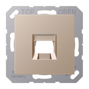 Afdekking A500 champagne voor mod jack 1-voudig