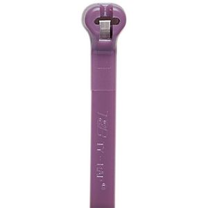 TY-RAP Kabelbinder RVS Lip 186mmX4,8mm UV Lila VVE=1000