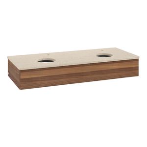 Wastafelonderkast Antao 1200x190x500mm Warm Walnut K13053HM