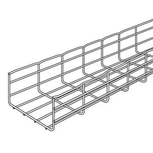 Lengte a 3m. Draadgoot CF 80 B100 Thvz