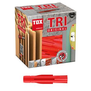 Doos a 100st. Tox Tri-pluggen 6x36mm