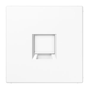 Afdekking alp.wit v.mod.jack 1-voudig LS990