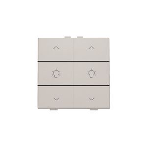 Dubbele dimbediening Home Control light grey