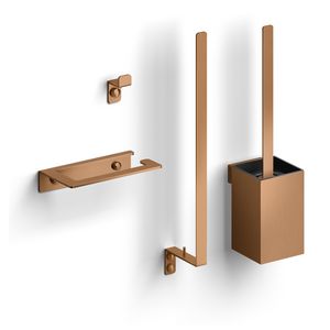 Toilet accessoireset brons geborsteld PVD