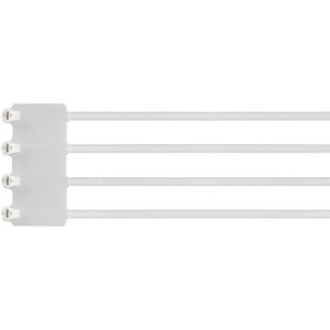 Kabelbinder TY-RAP tekst 4-V RVS lip 184x4,8mm Nat. VVE=250